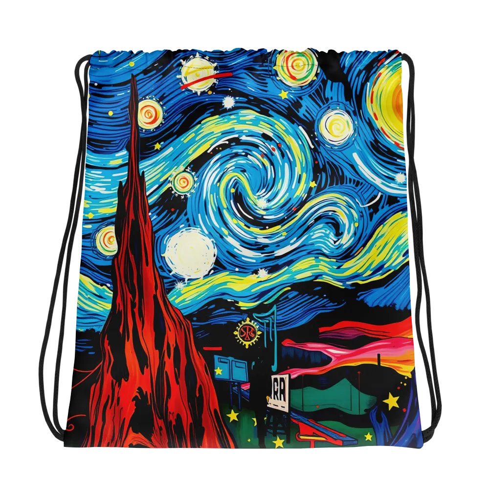Urban Starry Night Drawstring Bag product image (1)