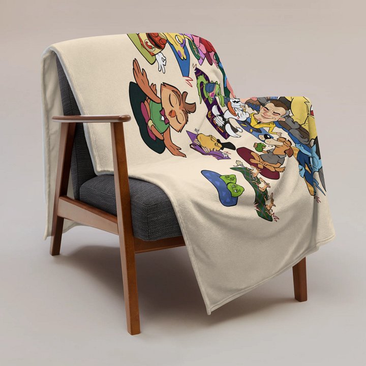 "Let It Flow" Character Blanket product image (1)