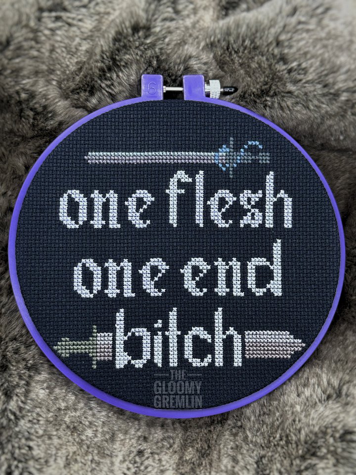 One Flesh One End - Cross Stitch Pattern product image (1)