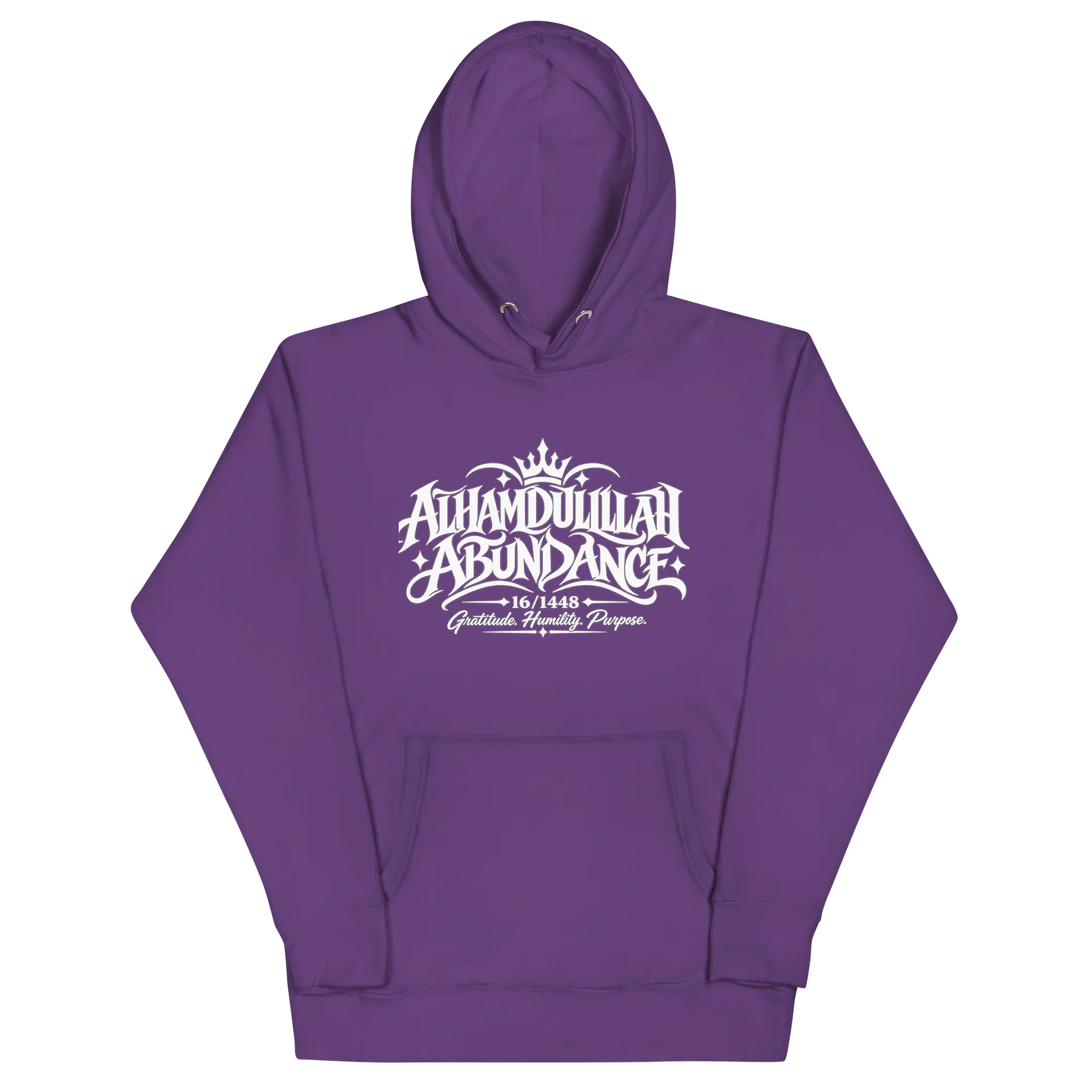 Alhamdulliah Abundance 16 Signature Adult Unisex Hoodie product image (14)