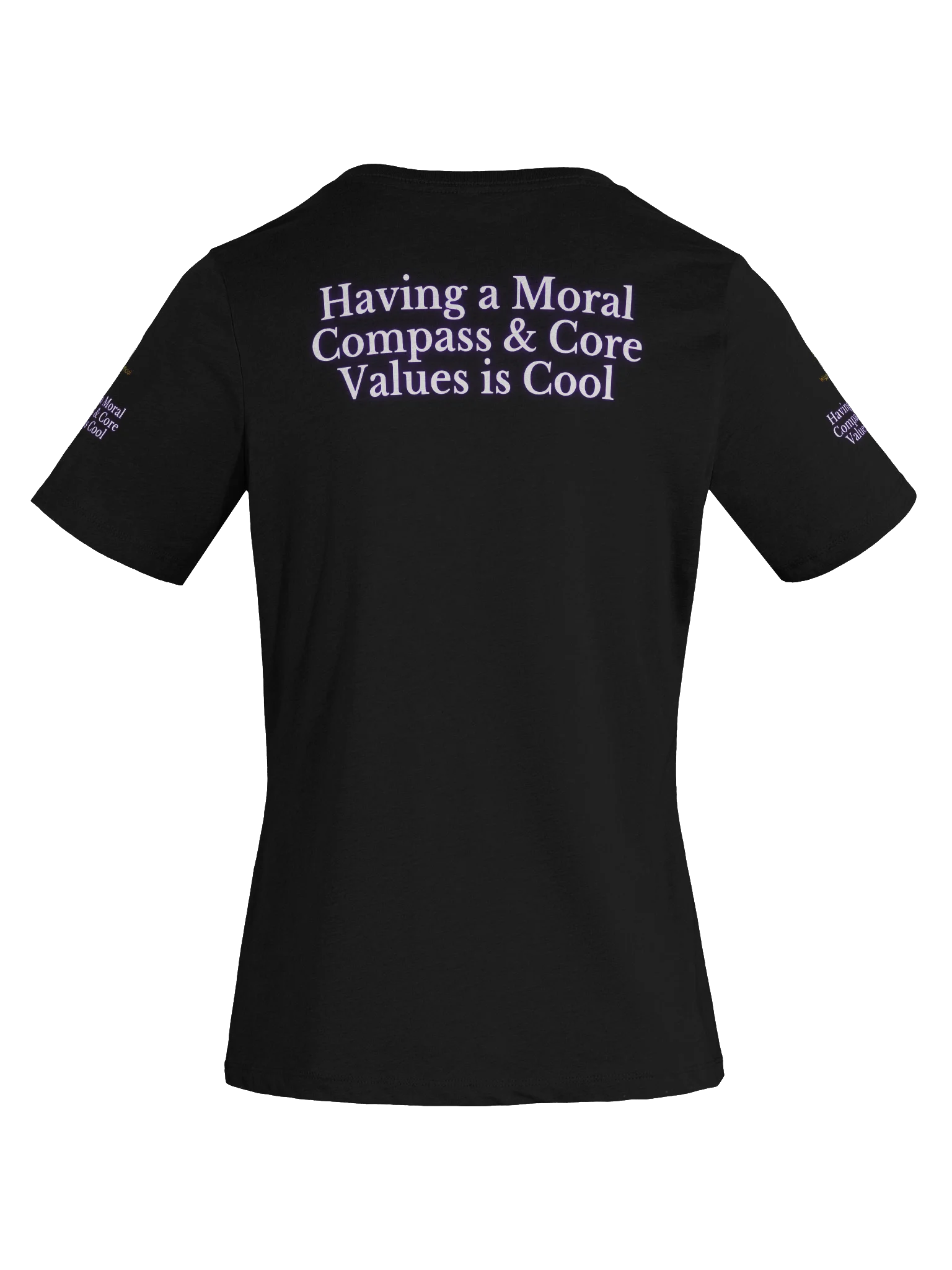 WigganOfficial “Having a Moral Compass & Core Values Is Cool” Women's Relaxed V-Neck T-Shirt product image (8)