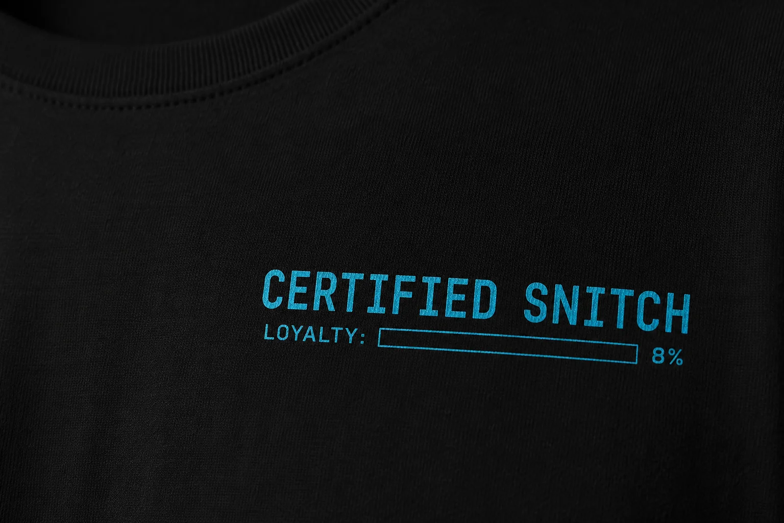 Certified Snitch™ Heavyweight Tee | Case File #0001 product image (4)