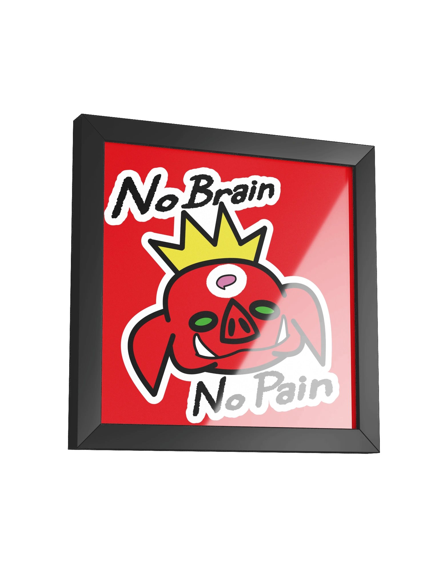 No Brain Framed Poster! product image (35)