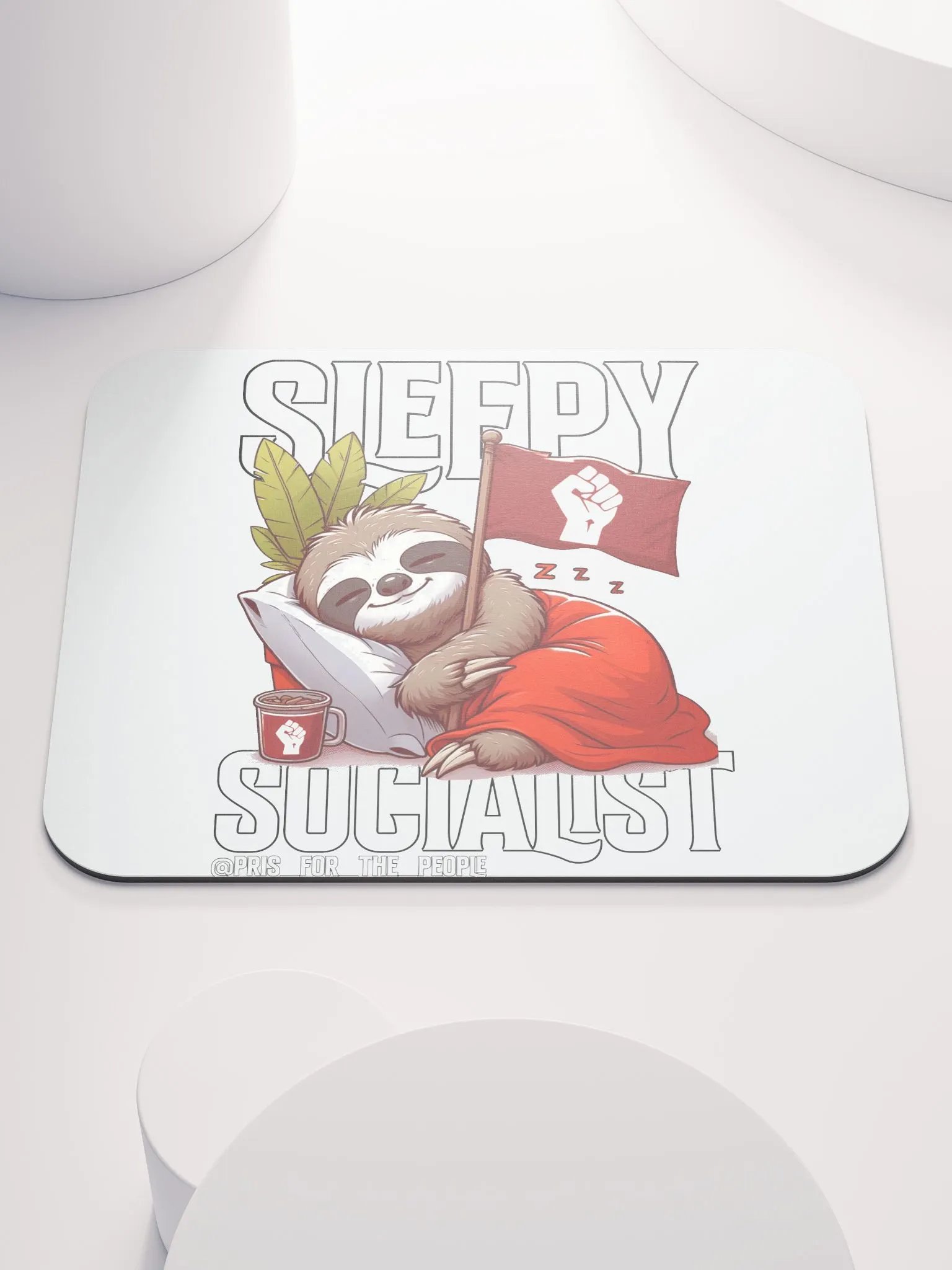 Pris - Sleepy Socialist Mousepad product image (1)