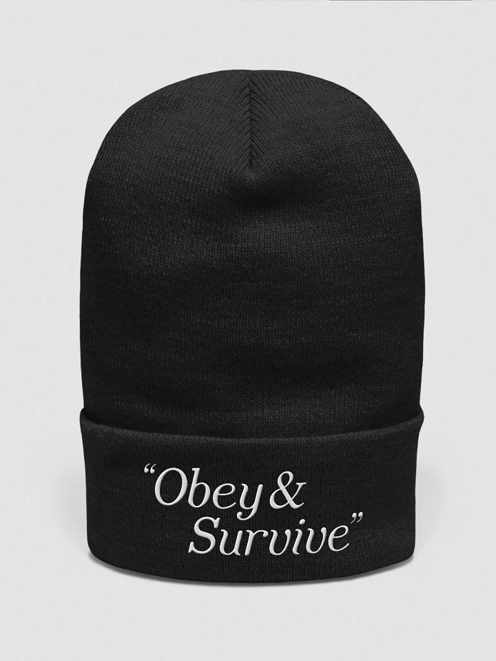 Obey & Survive Beanie product image (1)