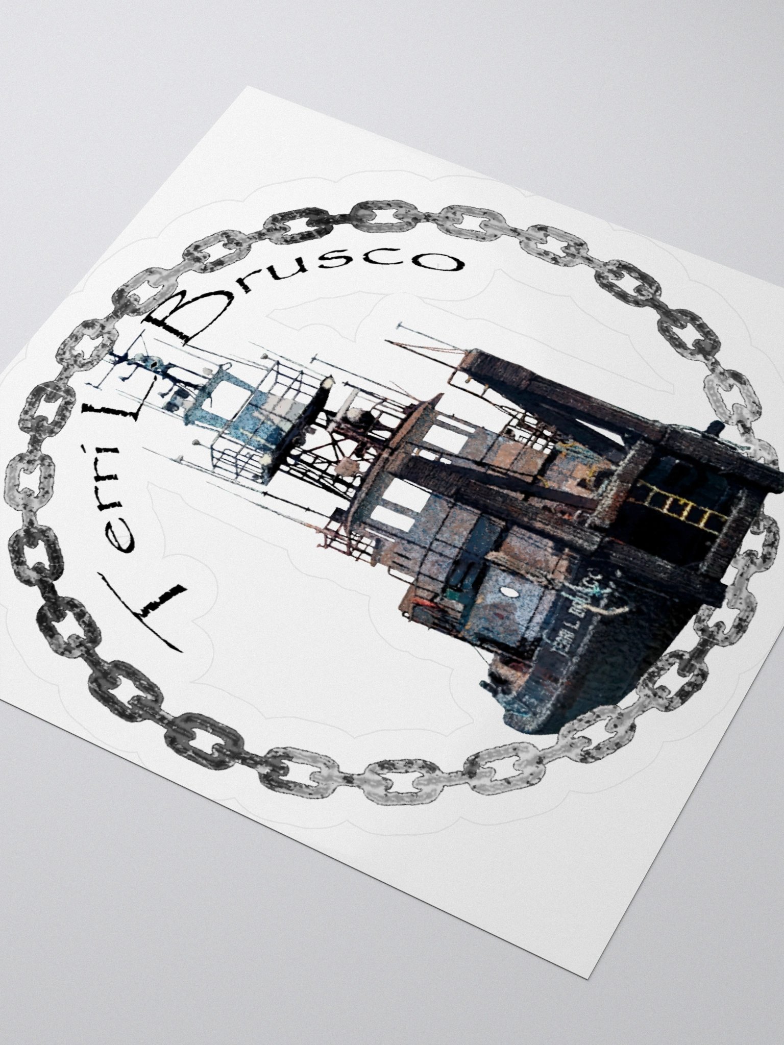 Terri L. Brusco Endless Chain Kiss Cut Stickers product image (3)