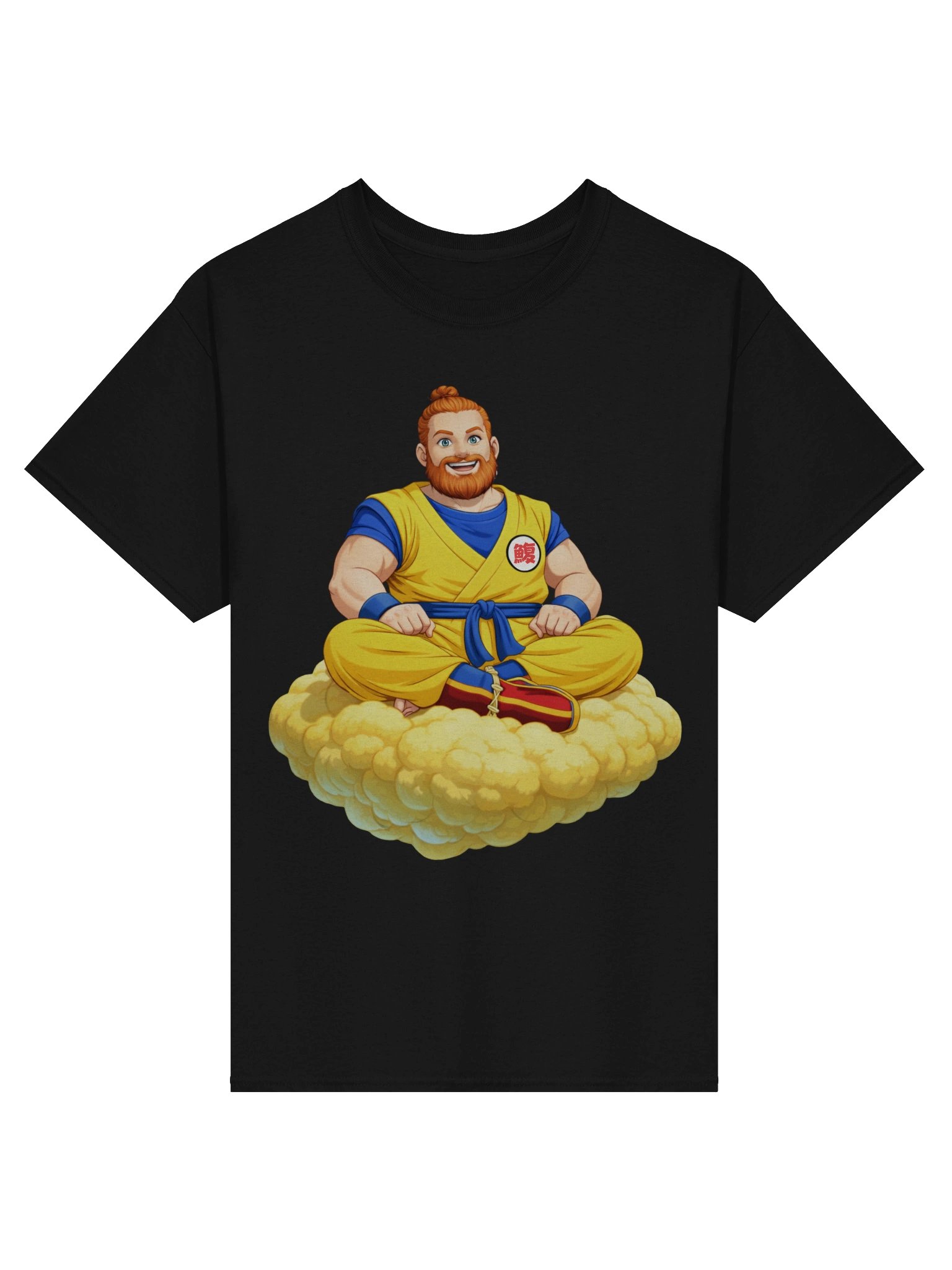 Anime Cloud Warrior Shirt – Playful Puffer Anime-Inspired T-Shirt product image (4)