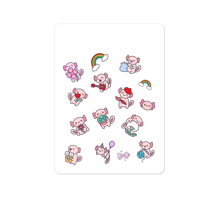 Axolotl Sticker Pack product image (1)