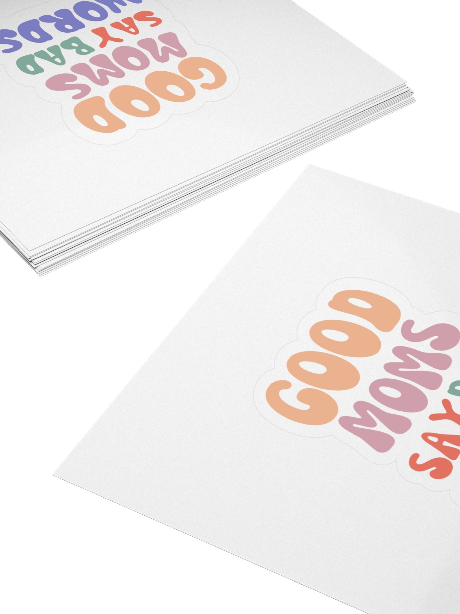Cussin’ & Crushin’ It Cutout Sticker product image (4)