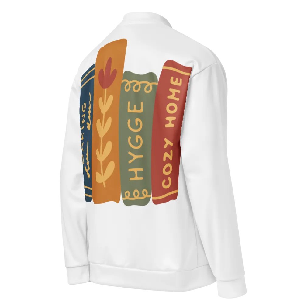 Customizable Book Lover Bomber Jacket product image (6)