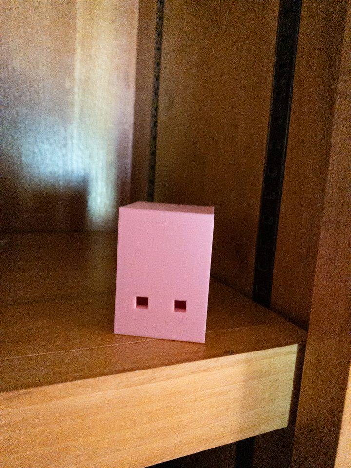3D Printed Ghost Art Toy | Designer Figure | Pink Version product image (1)