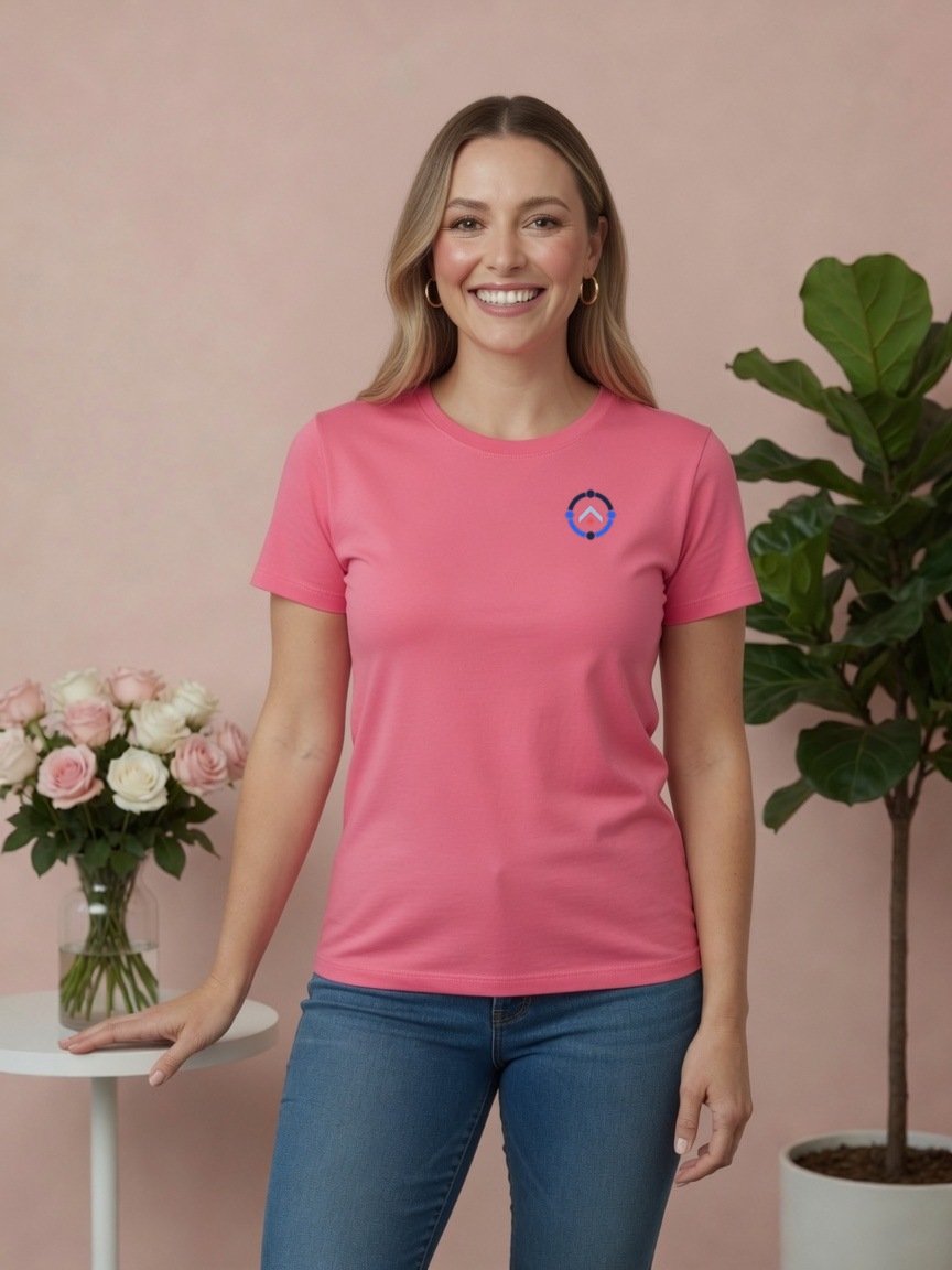 Project Milk Carton Women's Fitted Tee, Front and Back, Light product image (1)