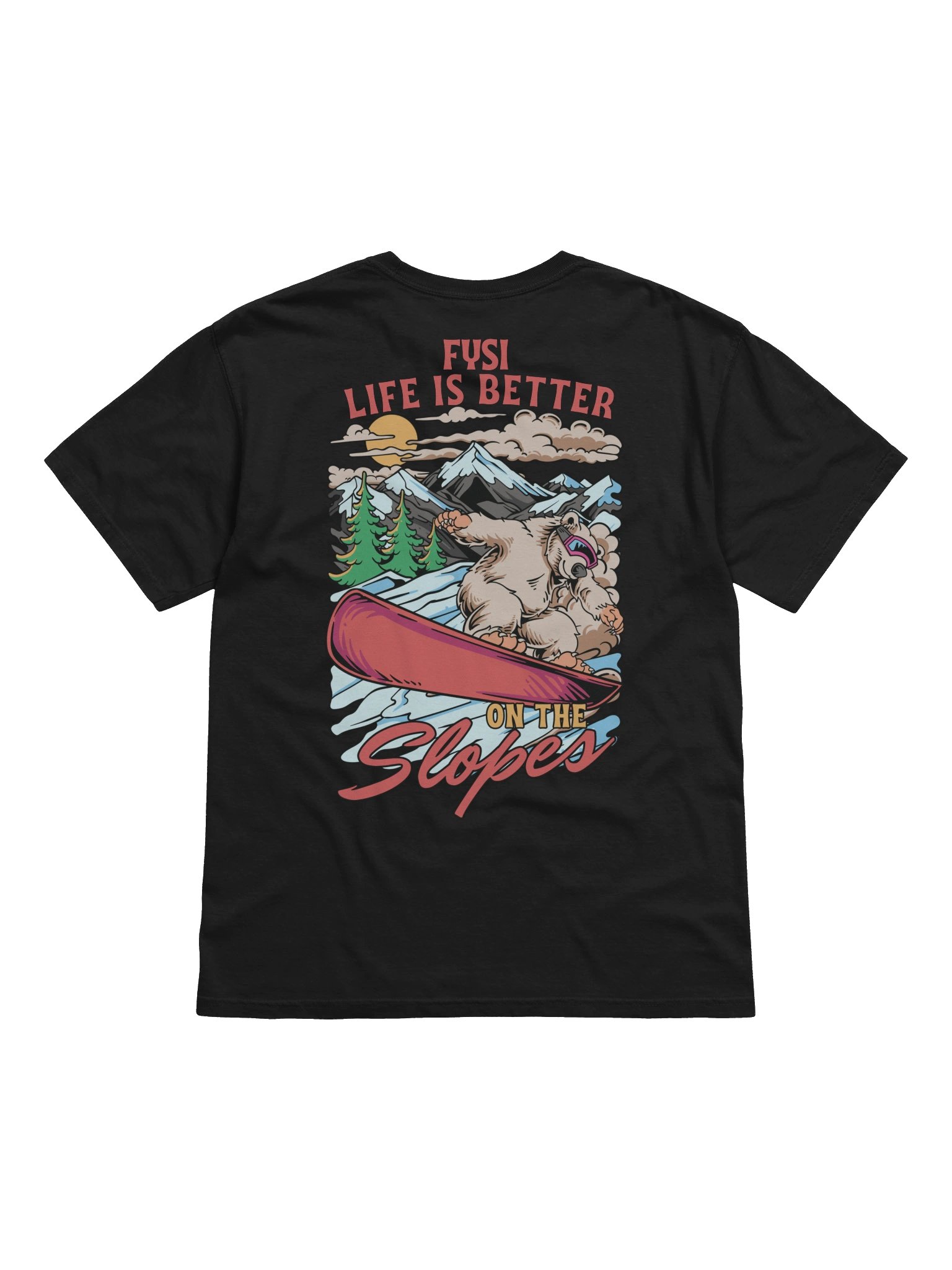 On the slopes organic Tee product image (10)