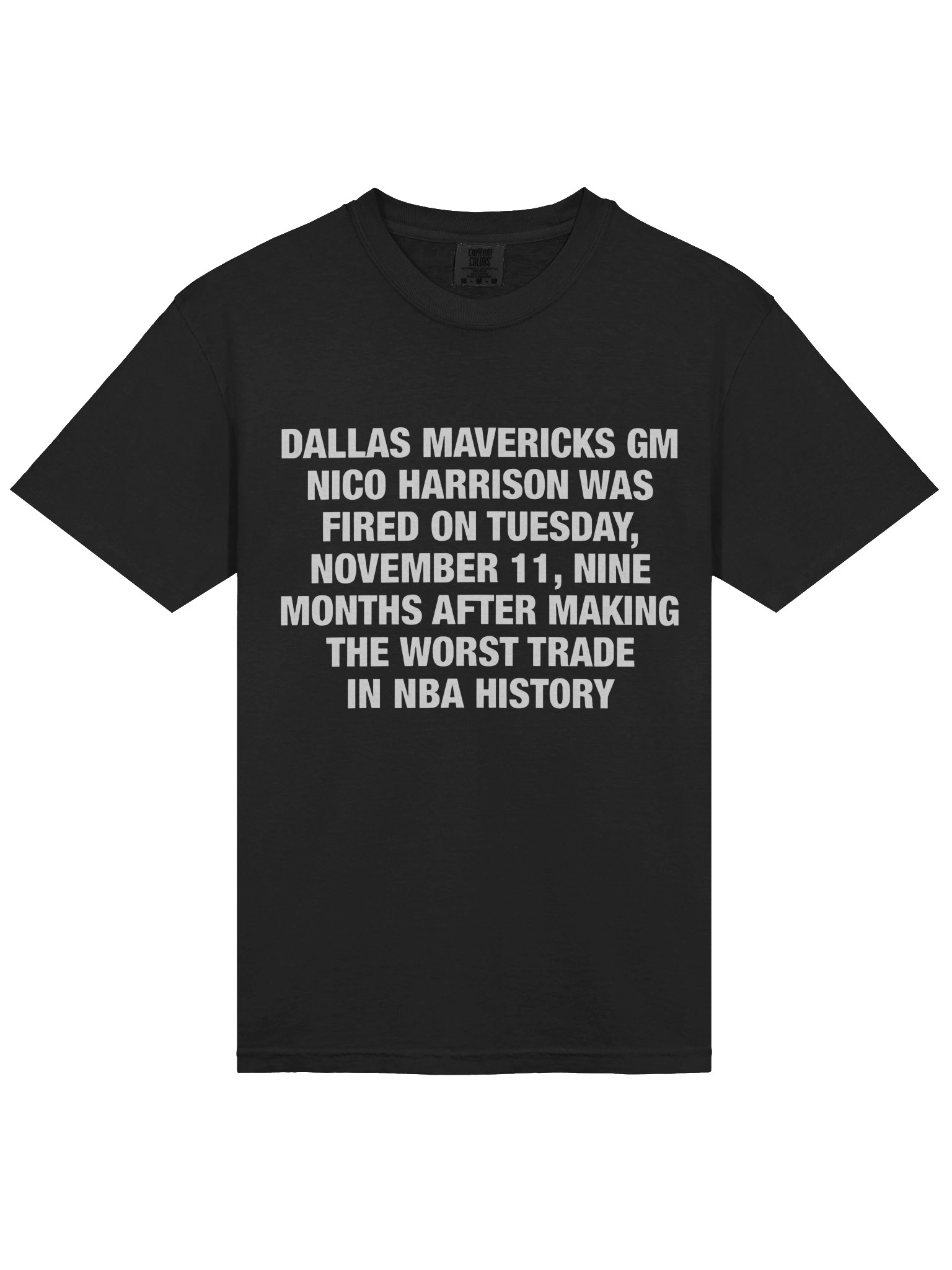 Dallas Mavericks GM Nico Harrison Shirt product image (2)