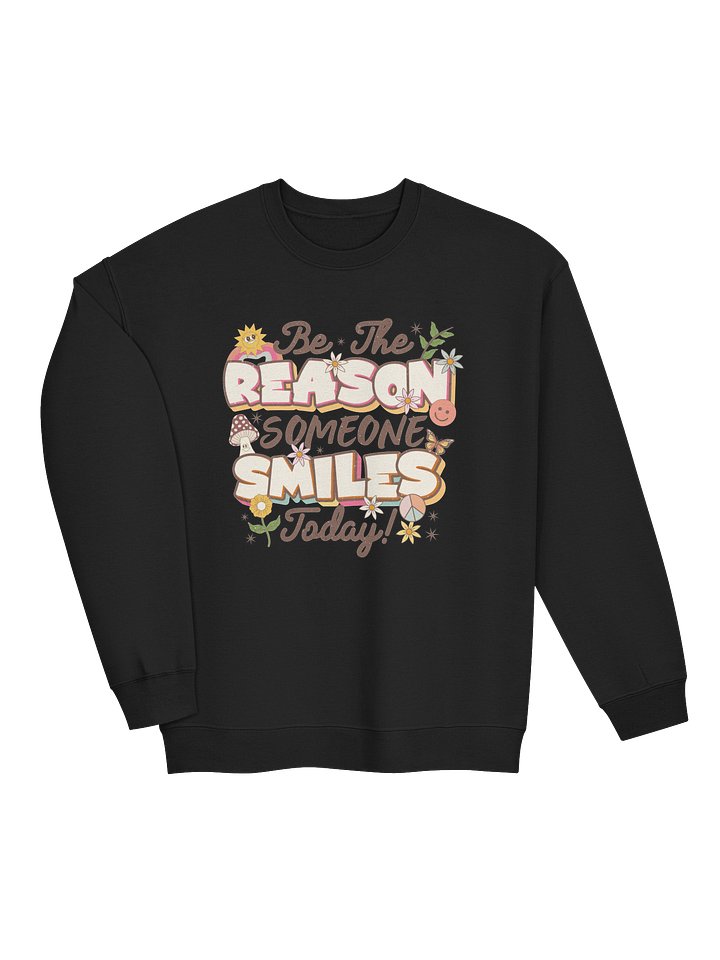 Be The Reason Someone Smiles Today – Emotional Support Mental Health Awareness Sweatshirt product image (2)