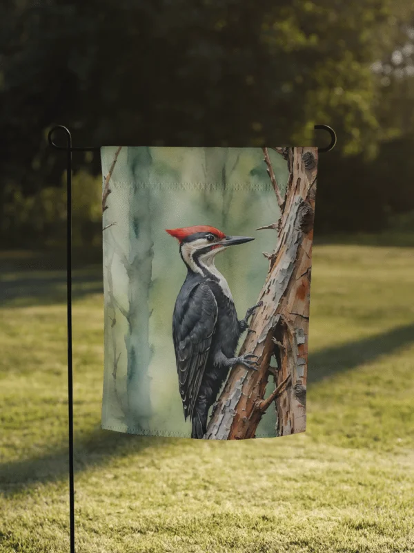 Pileated Woodpecker Garden Flag product image (1)