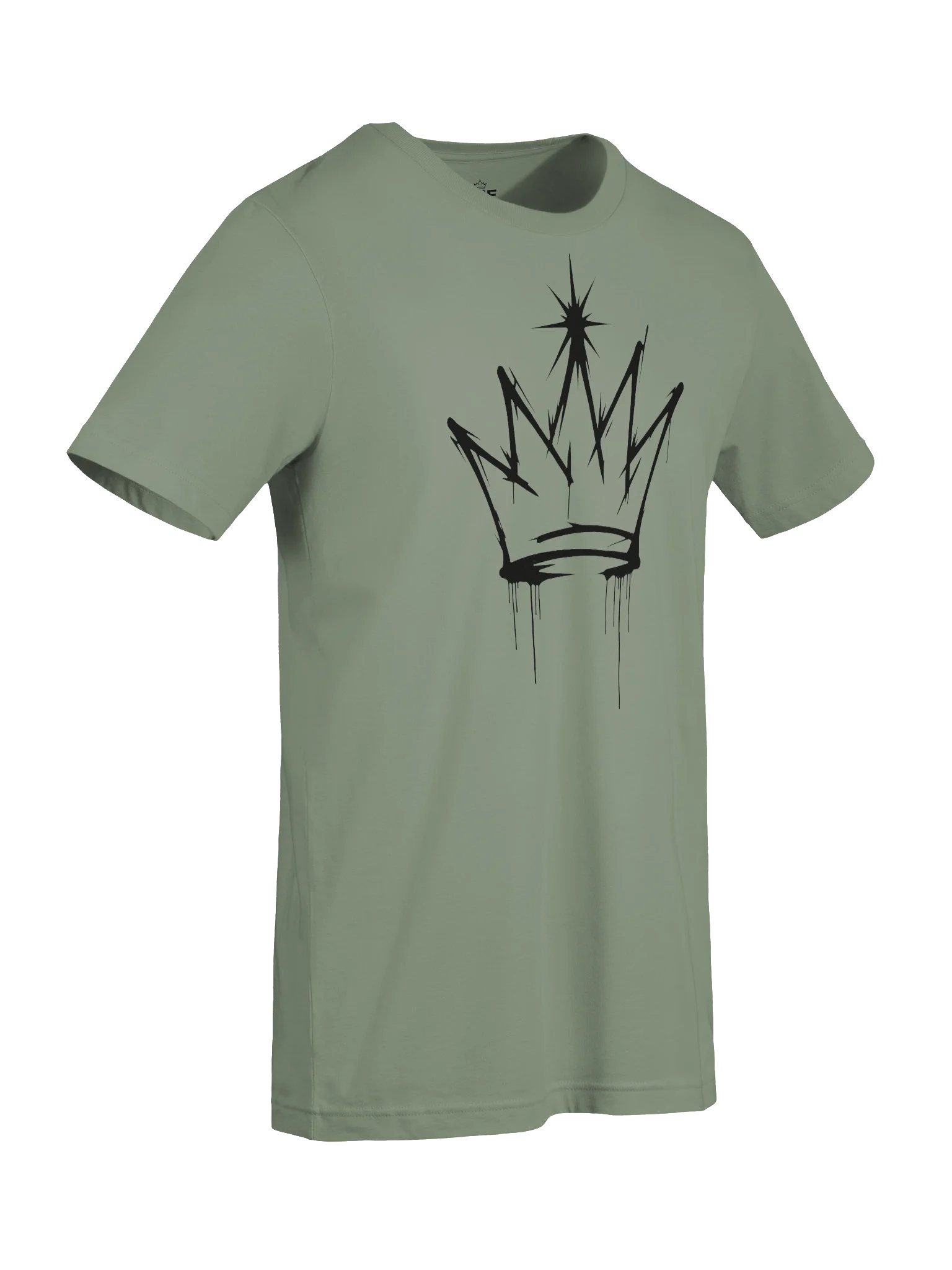 ONE KING Urban Crown Premium T-Shirt black print product image (4)