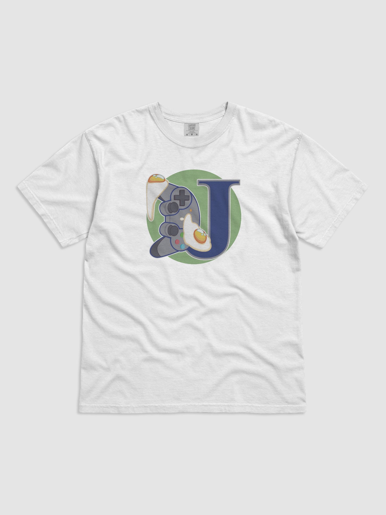 Delicious White Tee (Green Logo) product image (1)