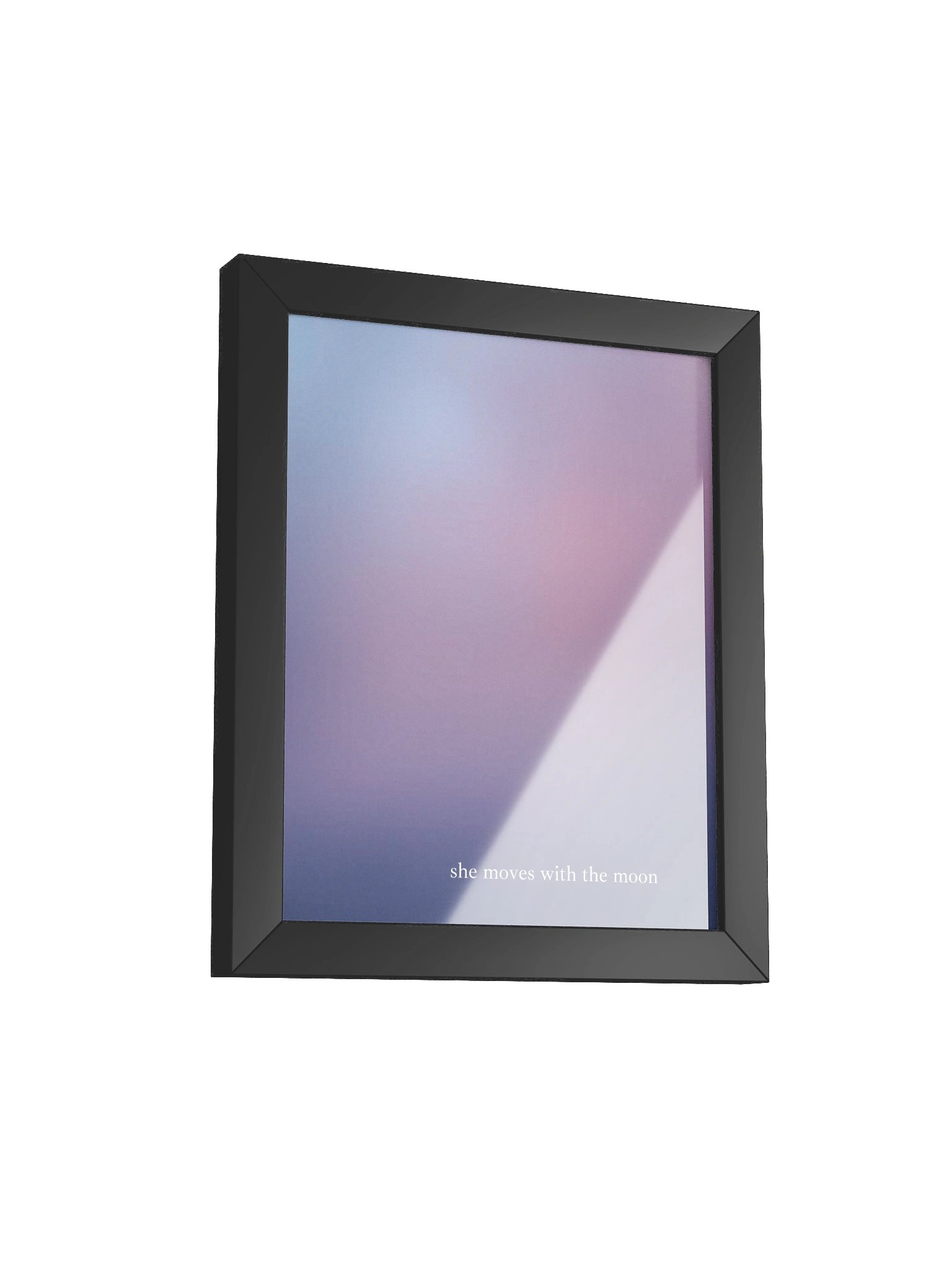 🌙 Midnight Blue + Violet + Pink — "she moves with the moon" product image (2)