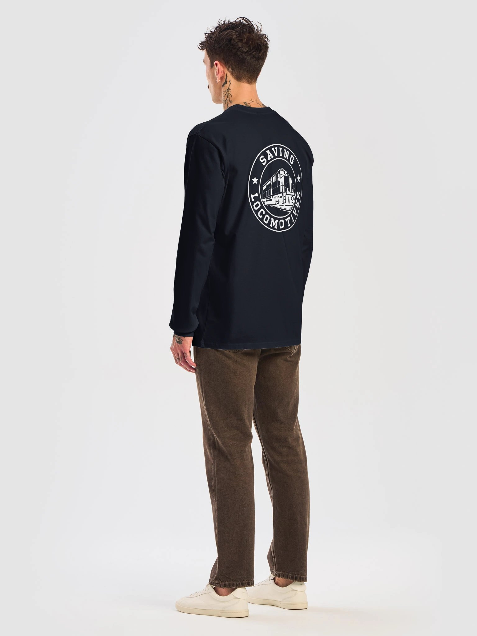 Saving Locomotives Logo Long Sleeve Tee product image (15)