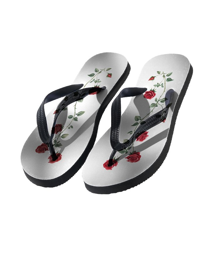 Specters Roses Flip Flops product image (1)