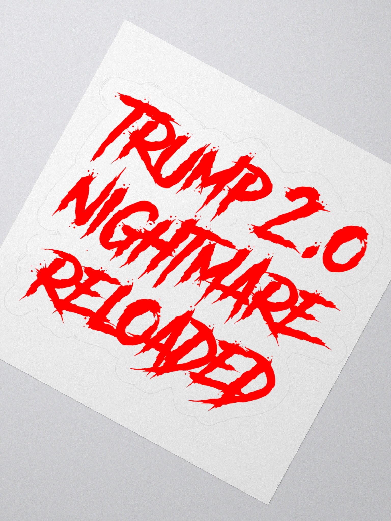 Trump 2.0 Nightmare Sticker - Funny Vinyl Decal product image (4)