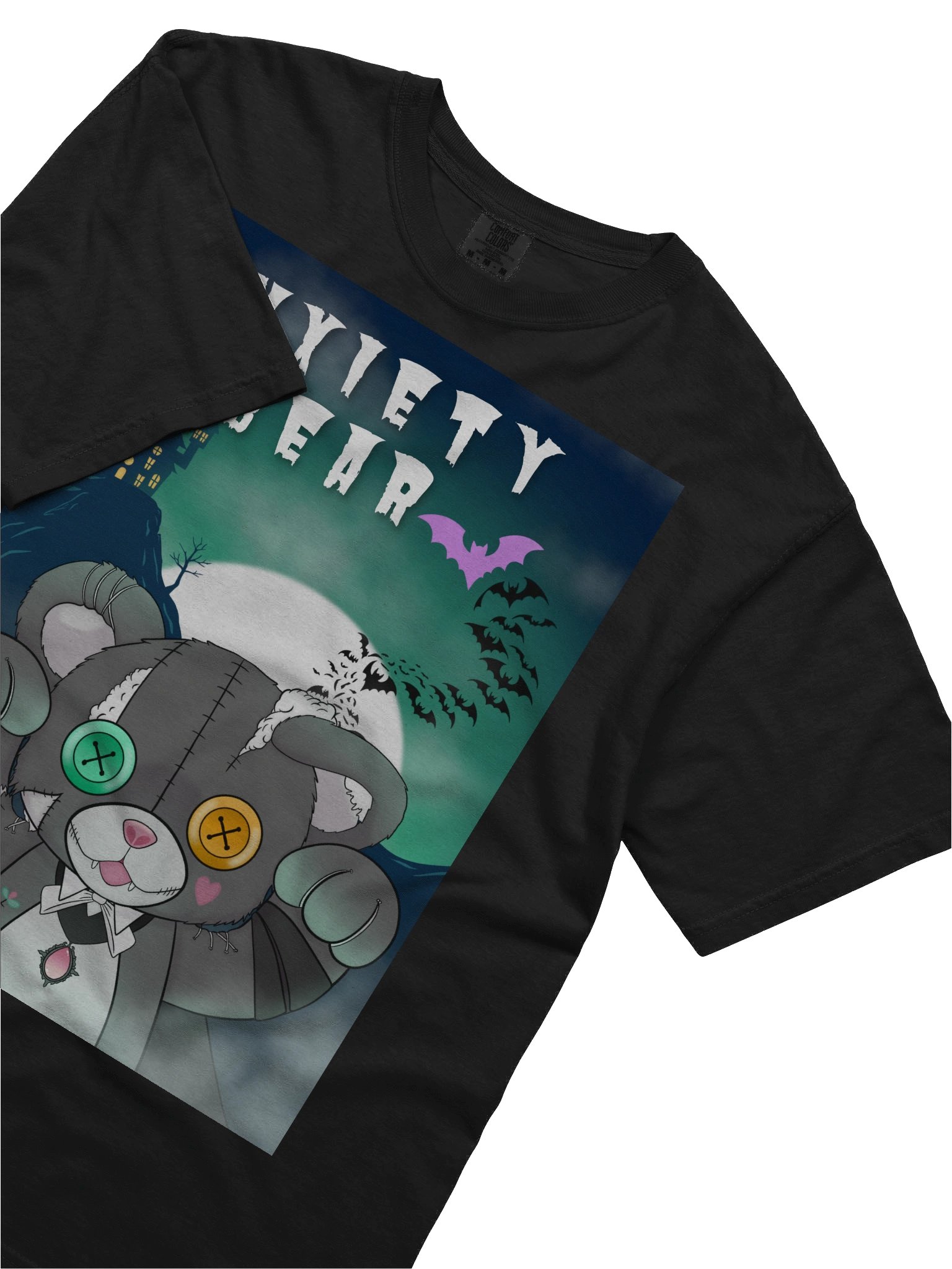 Anxiety Vampbear T-shirt product image (40)