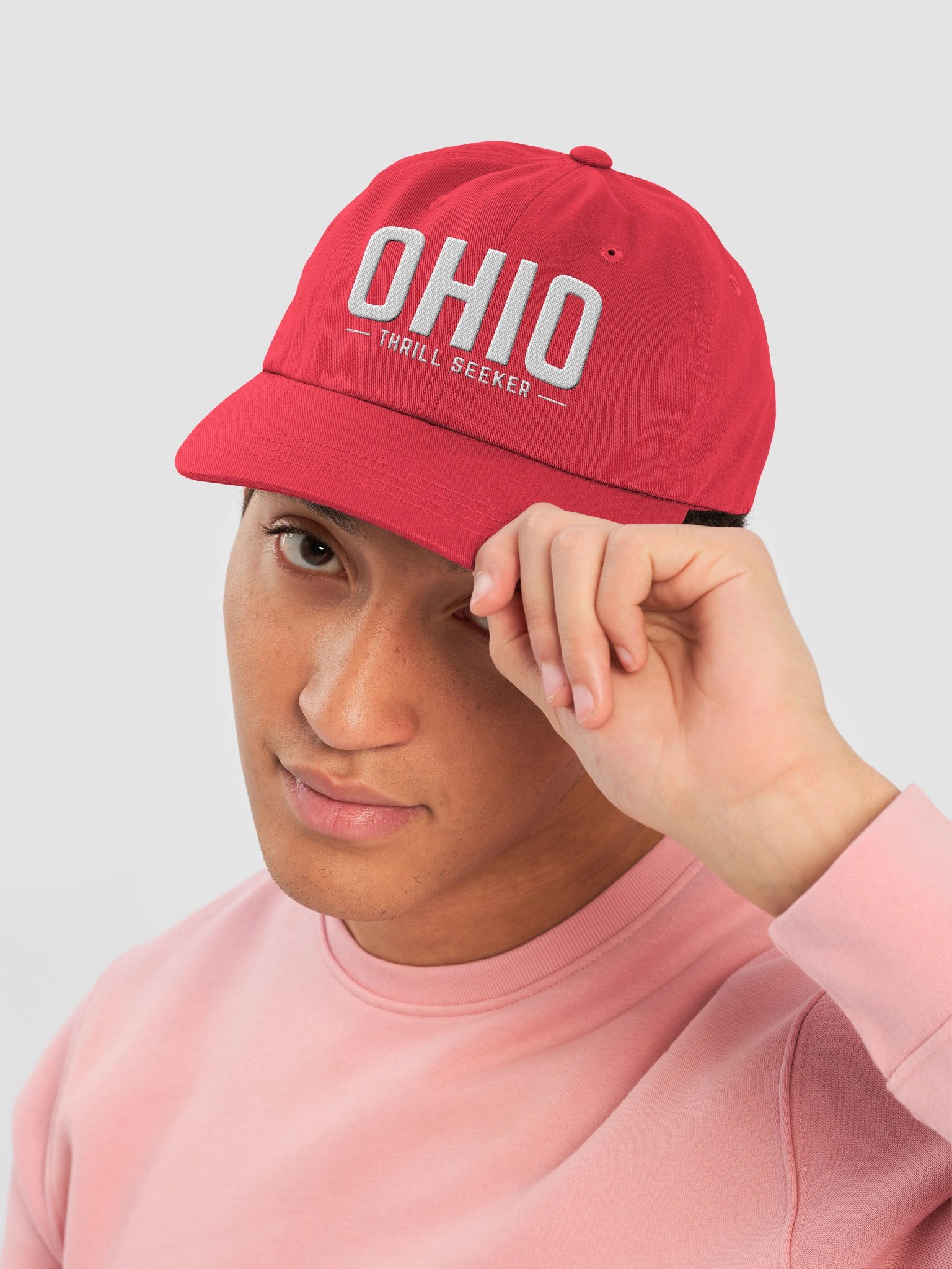 Ohio Thrill Seeker Embroidered Dad Hat – Roller Coaster Capital Edition product image (37)
