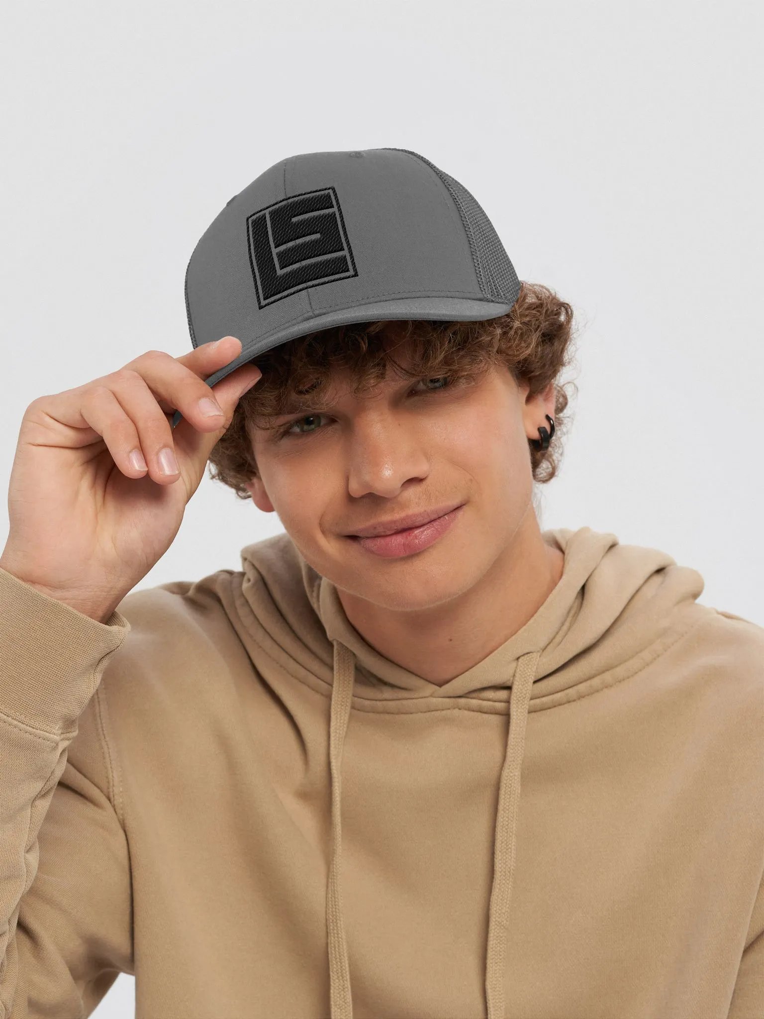 LS Square Black Logo Trucker Cap product image (6)