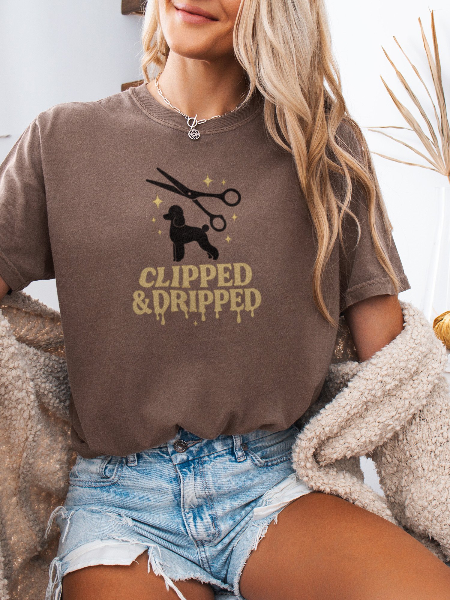 Clipped & Dripped (Poodle) Tee product image (1)