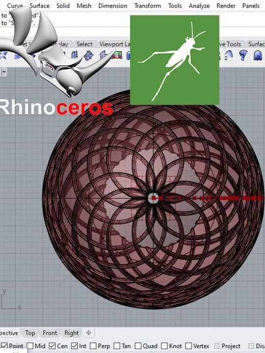 Parametric Tower Facade Design Grasshopper Rhino Files Download ...