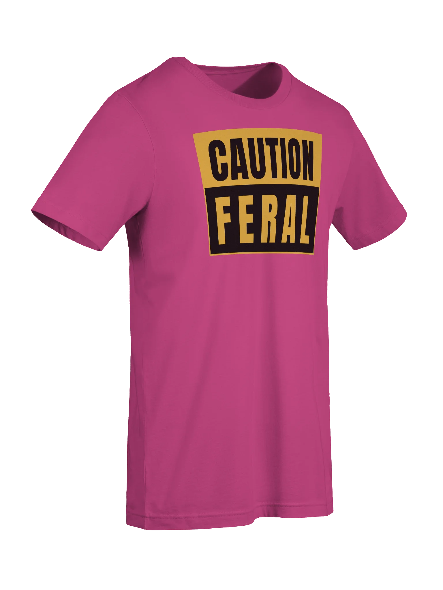 Caution Feral Bella+Canvas 3001 Supersoft T-Shirt product image (5)