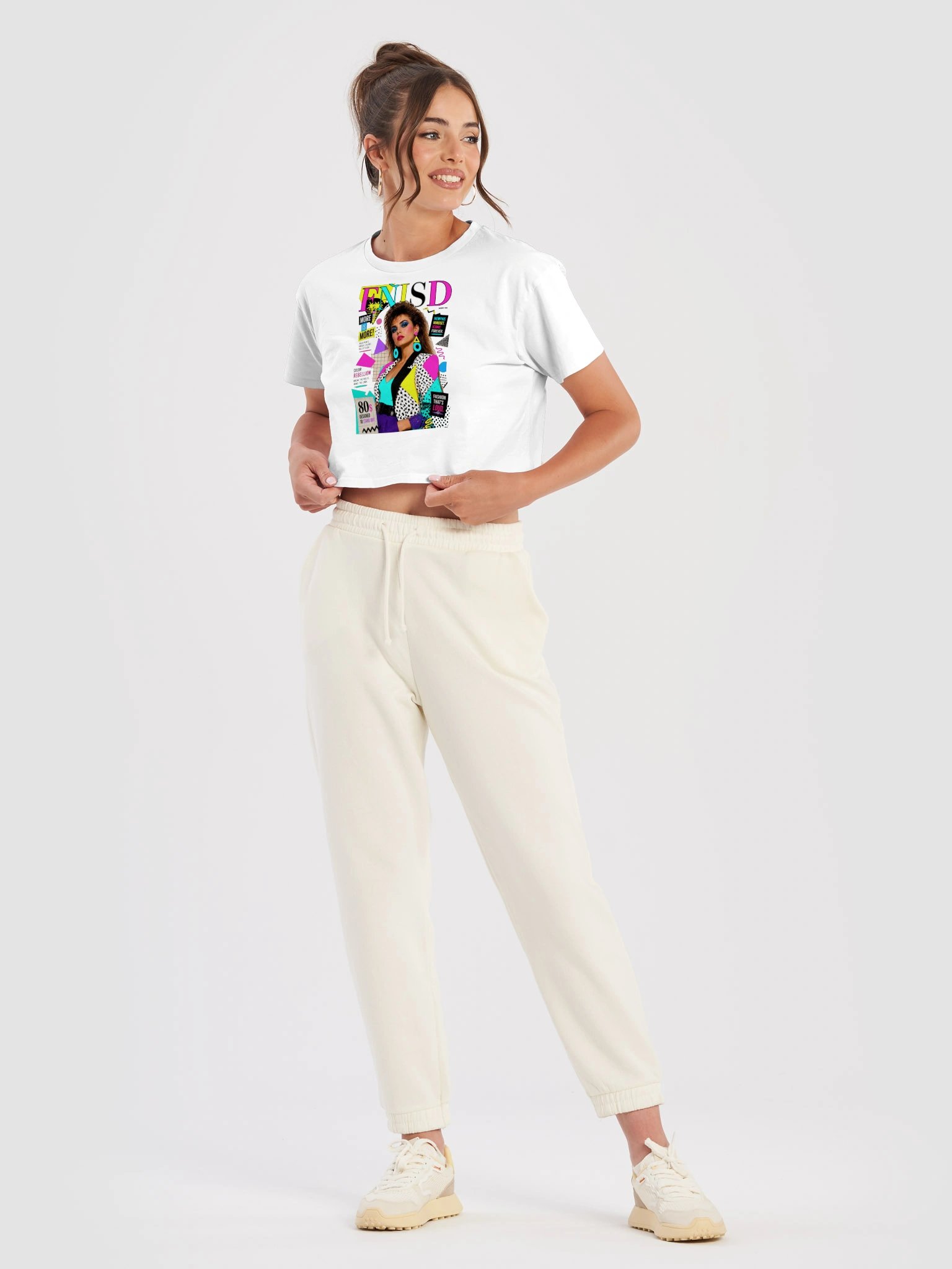 VOGUE 80s CROP TOP SHIRT product image (2)