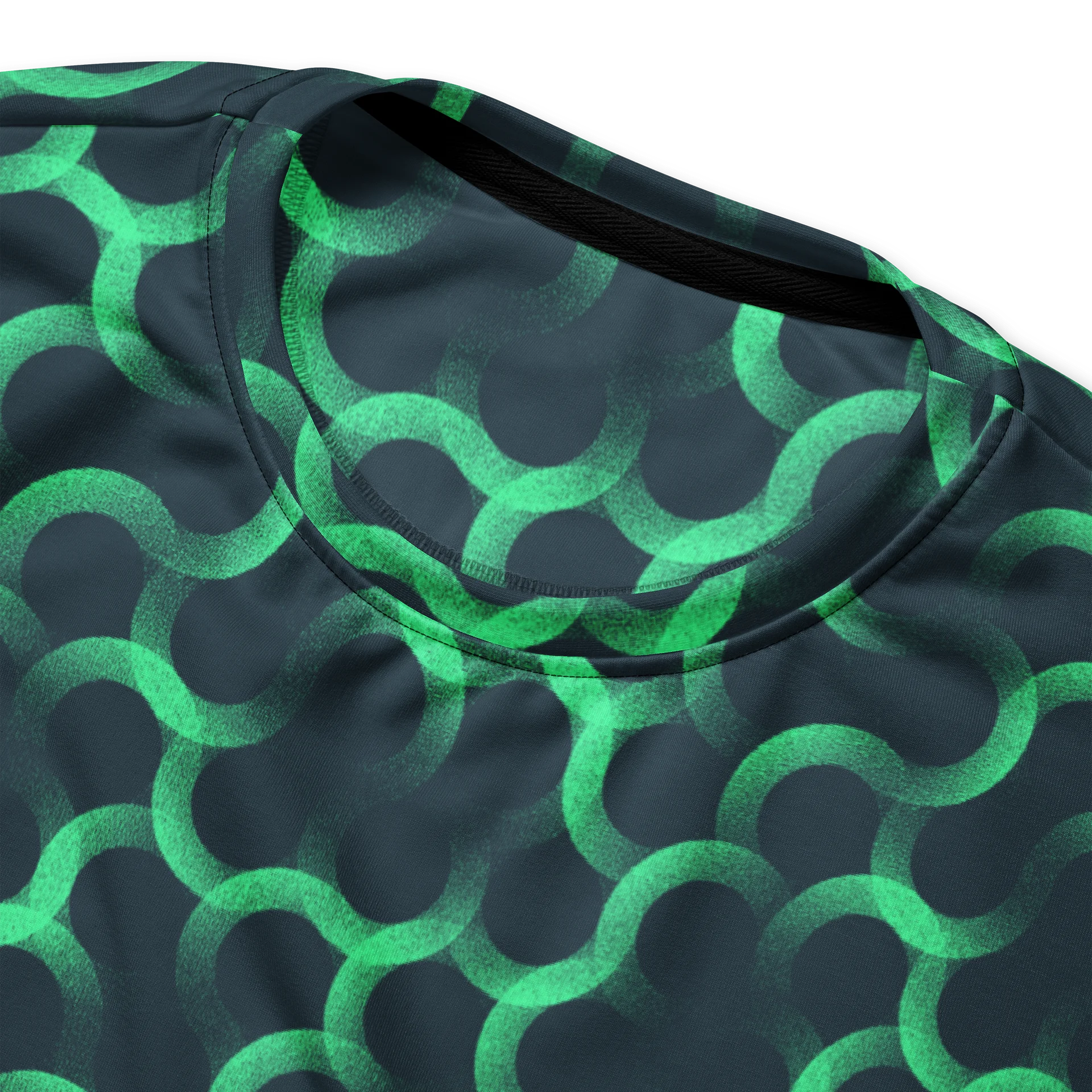 Vibrant Unisex Sweatshirt with Overlay Circles Pattern product image (4)