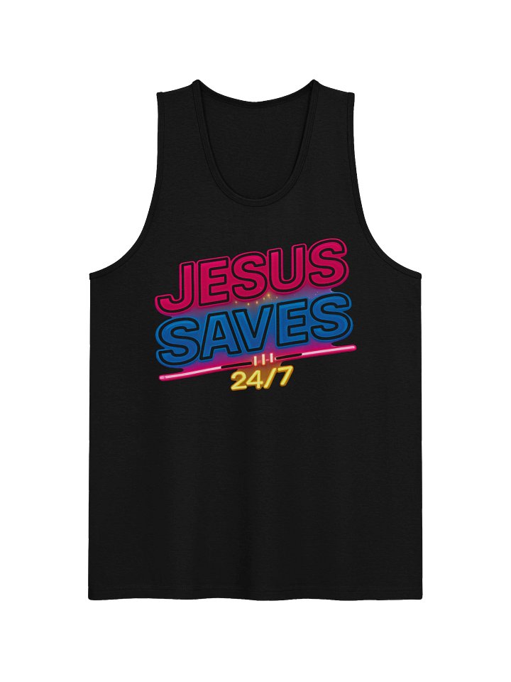 Retro Jesus Saves 24/7 Sleeveless product image (1)