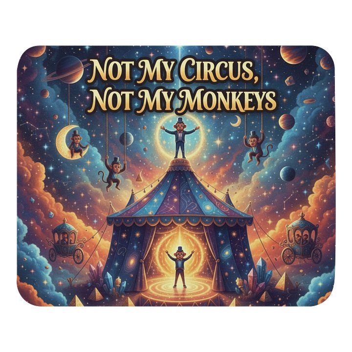Not My Circus Circus -Mouse Pad product image (1)