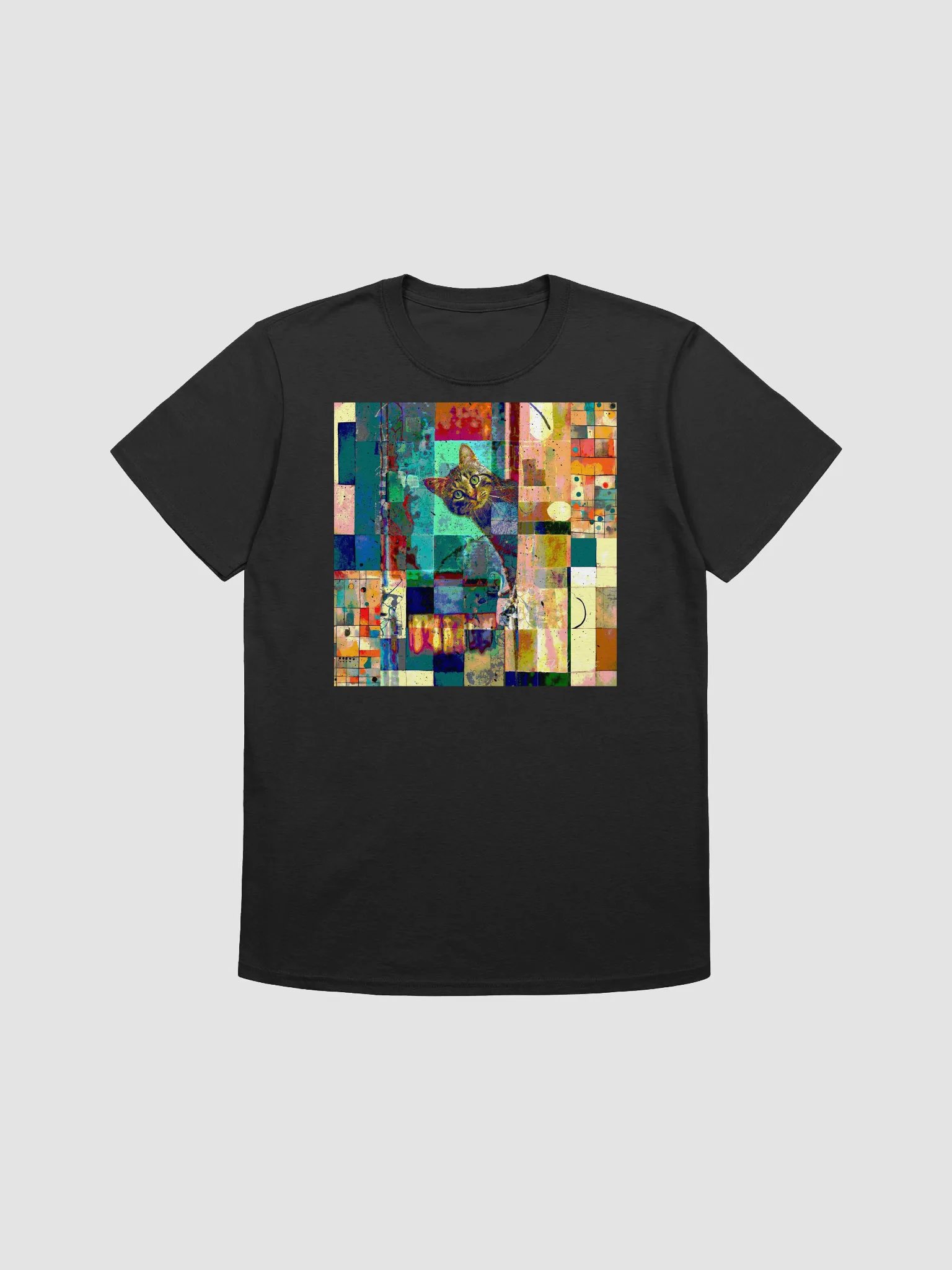 Whiskered Mosaic Unisex T-Shirt product image (4)