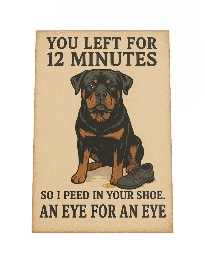 Revengeful Rottweiler Poster product image (2)