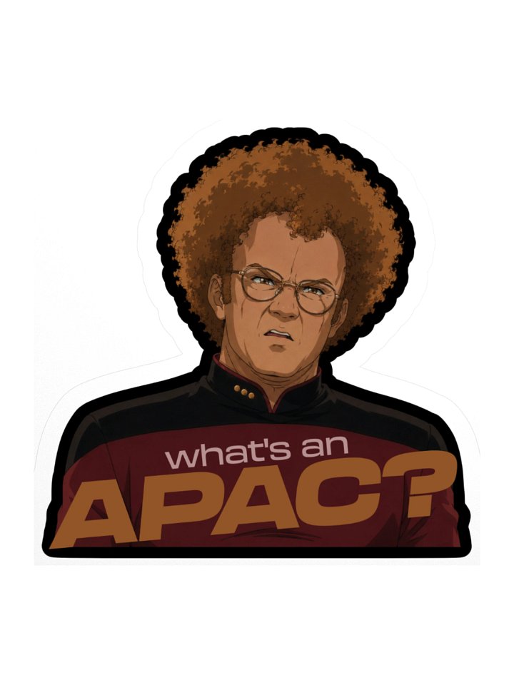 What's an APAC? Sticker product image (2)