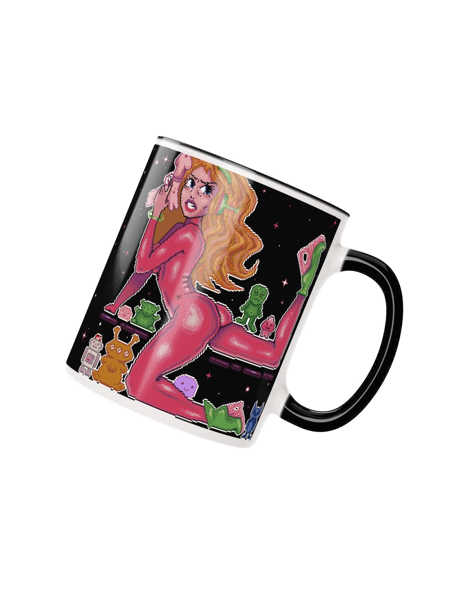 Outta Space Pixels inside colour mug product image (8)