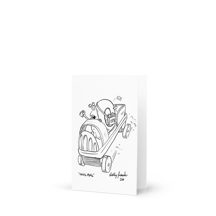 Snail Mail Blank card product image (1)