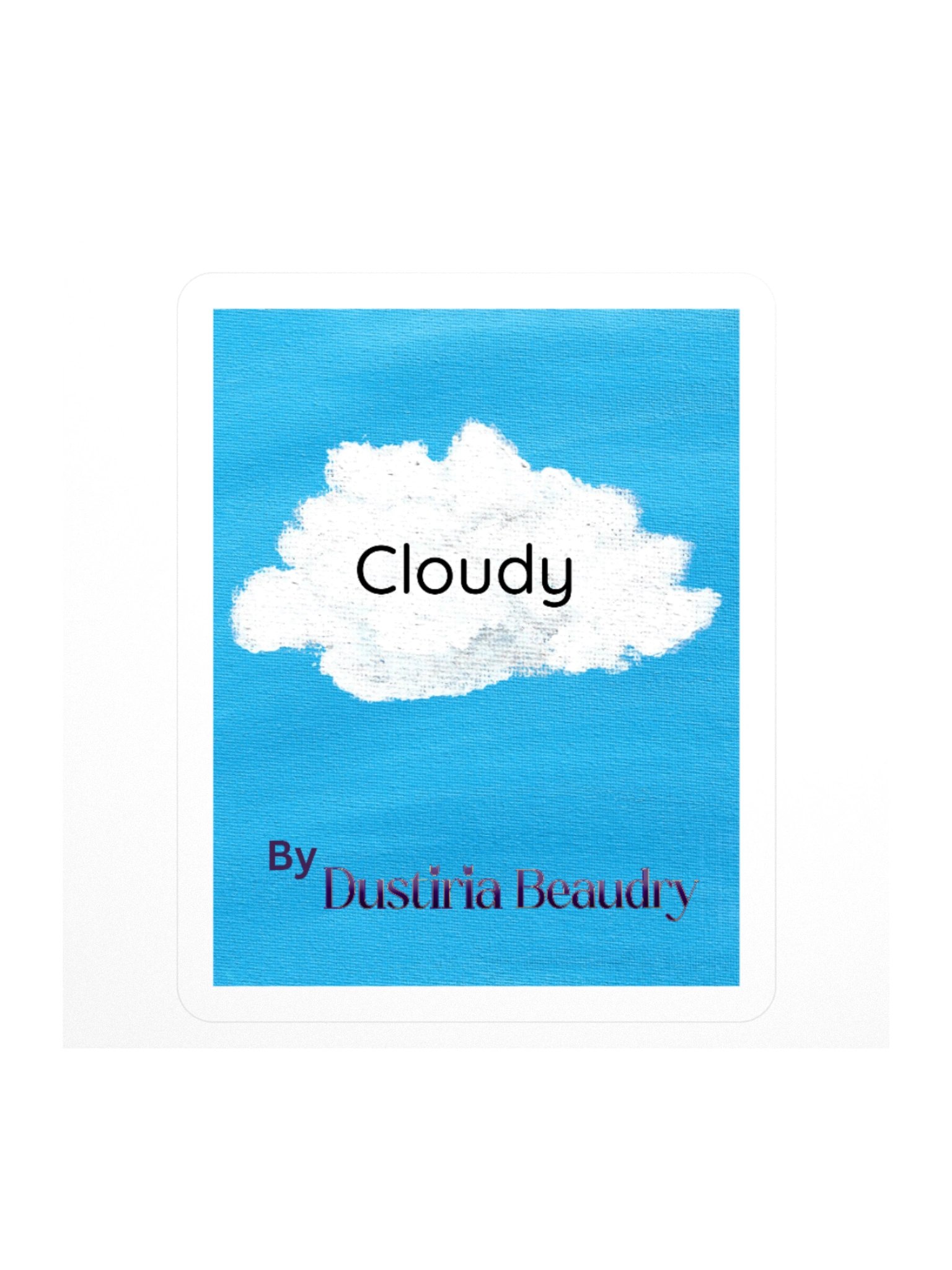 Cloudy sticker product image (1)