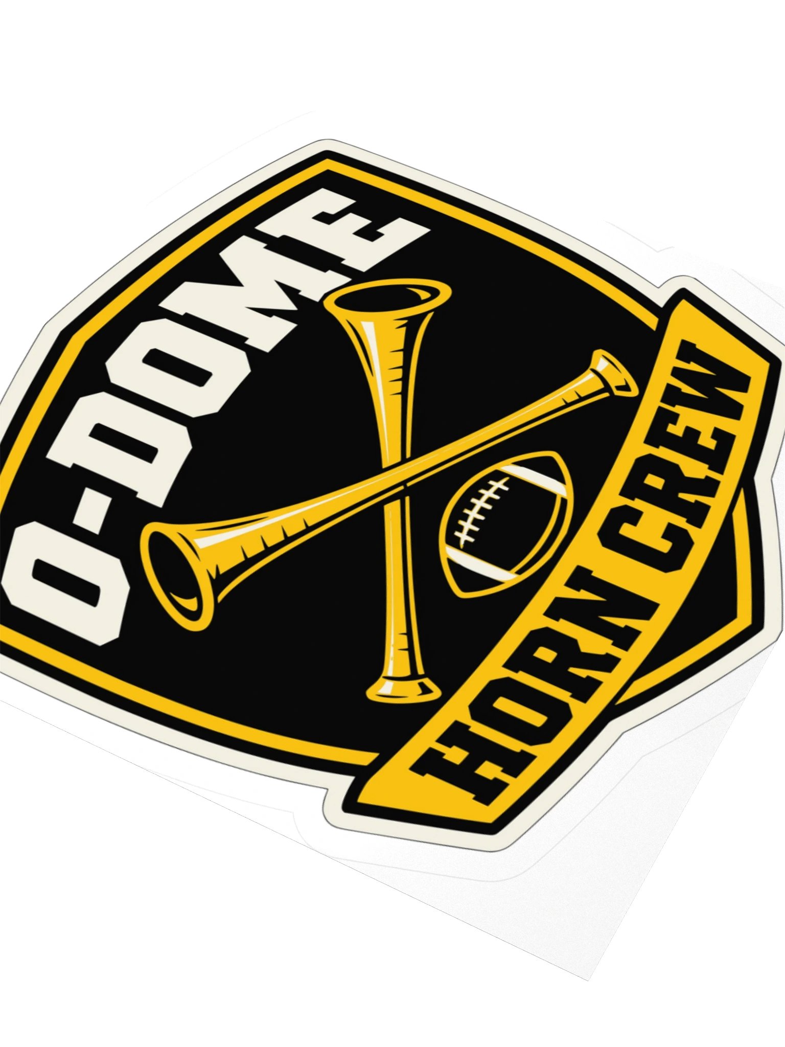 O-Dome Horn Crew Shield — Kiss-Cut Sticker product image (3)
