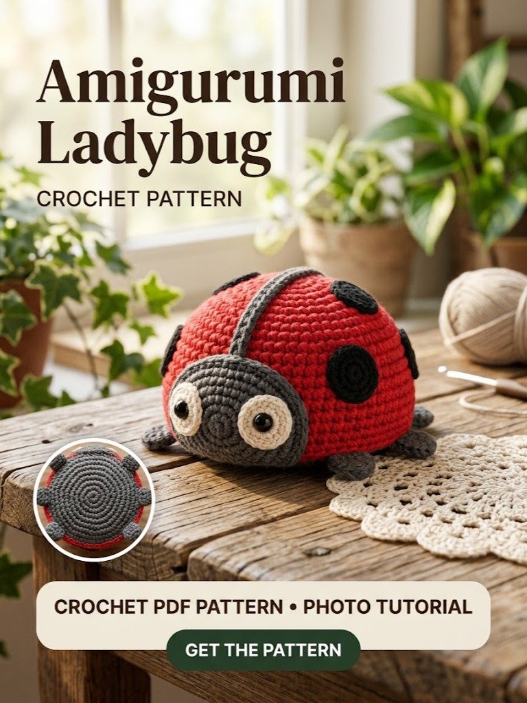 Amigurumi Ladybug Crochet Pattern PDF product image (2)