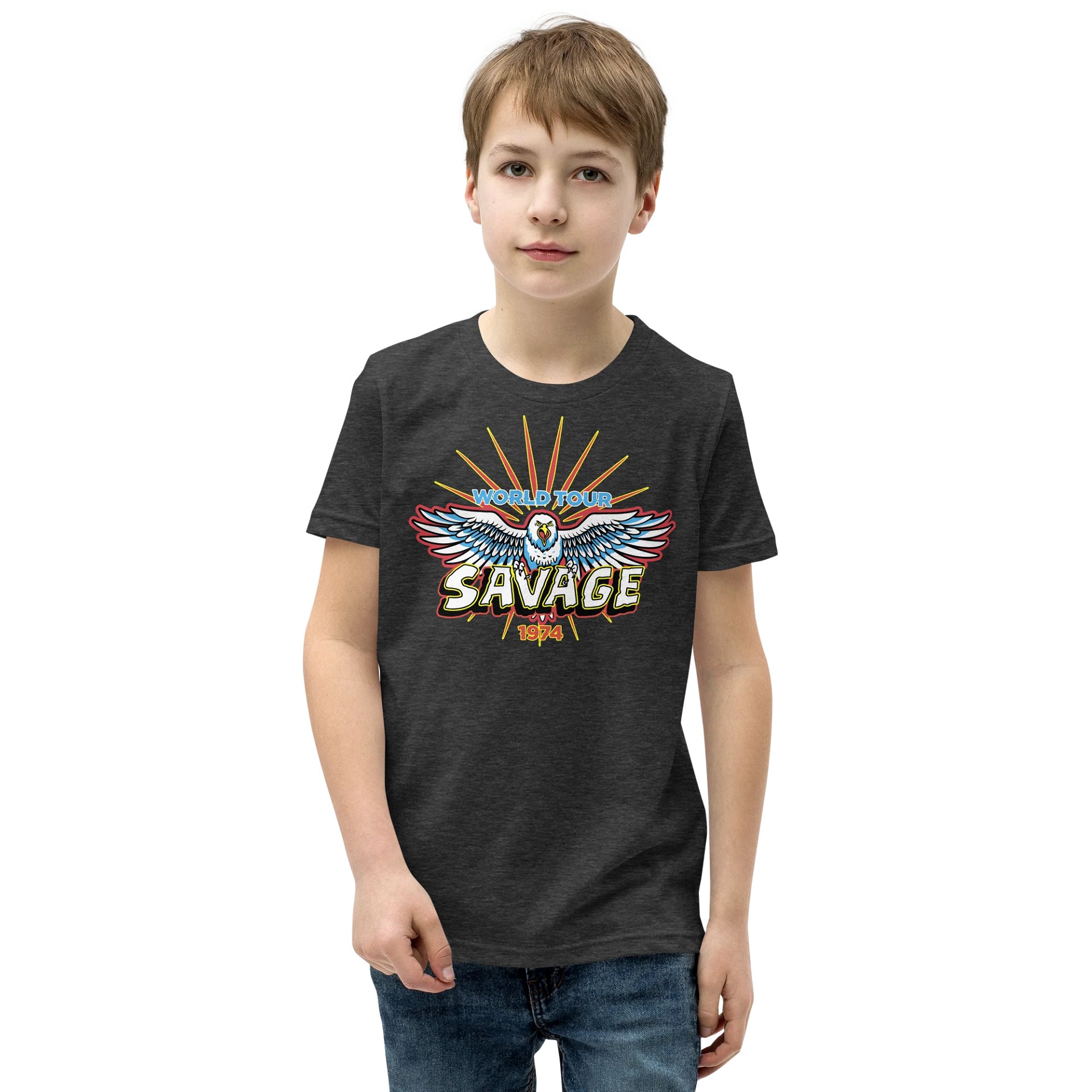 X-23 Cosplay Savage World Tour Bella+Canvas Youth T-Shirt product image (1)