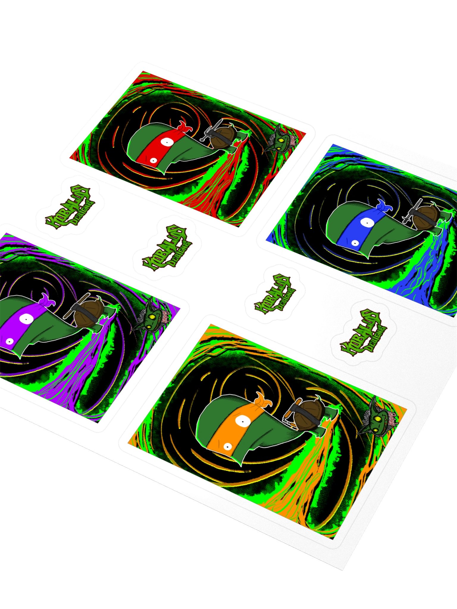 Turtles in a Half Shell Sticker Sheet product image (3)