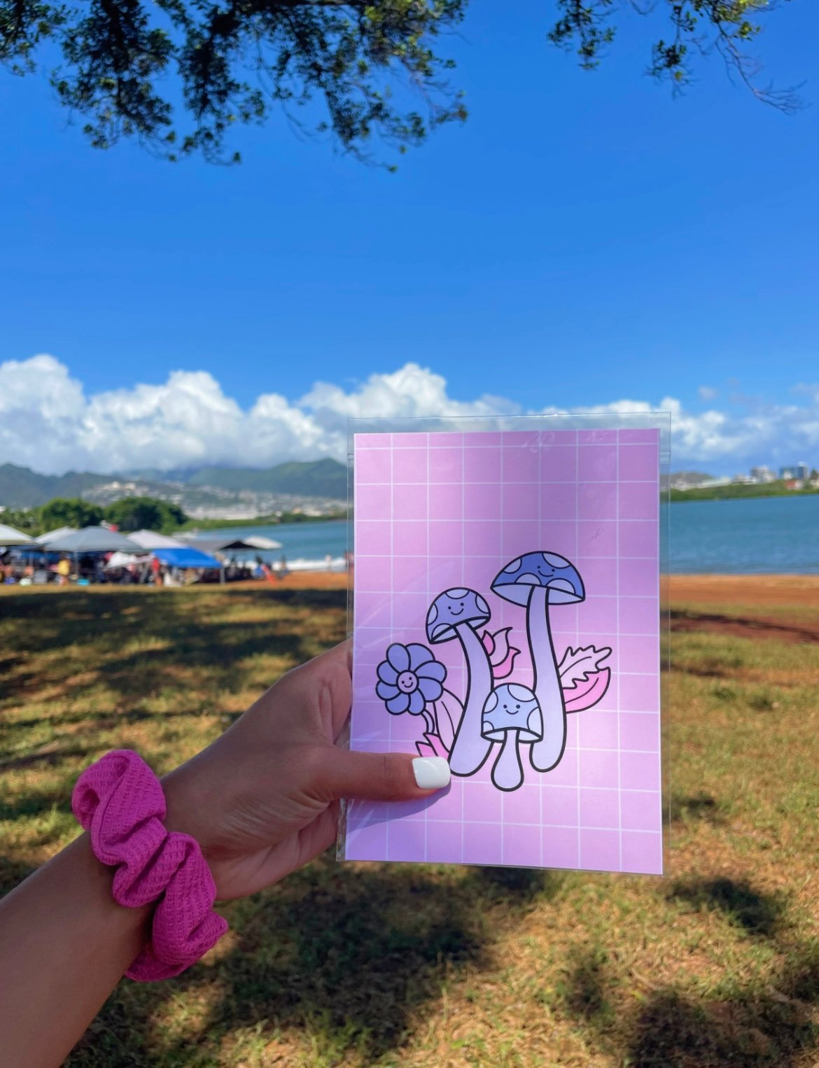 Pinky Mushrooms Prints product image (2)