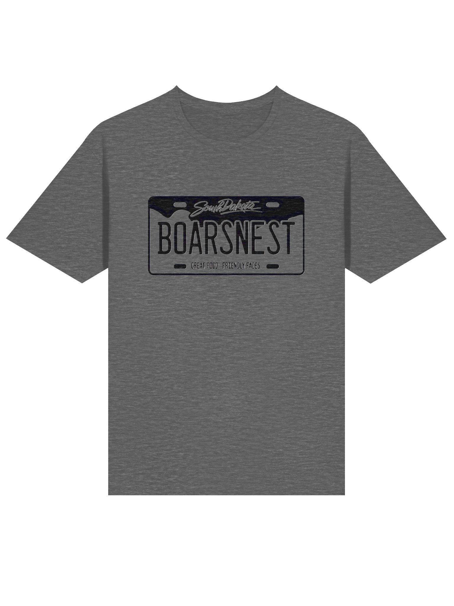 South Dakota Boar's Nest License Plate T-Shirt product image (27)