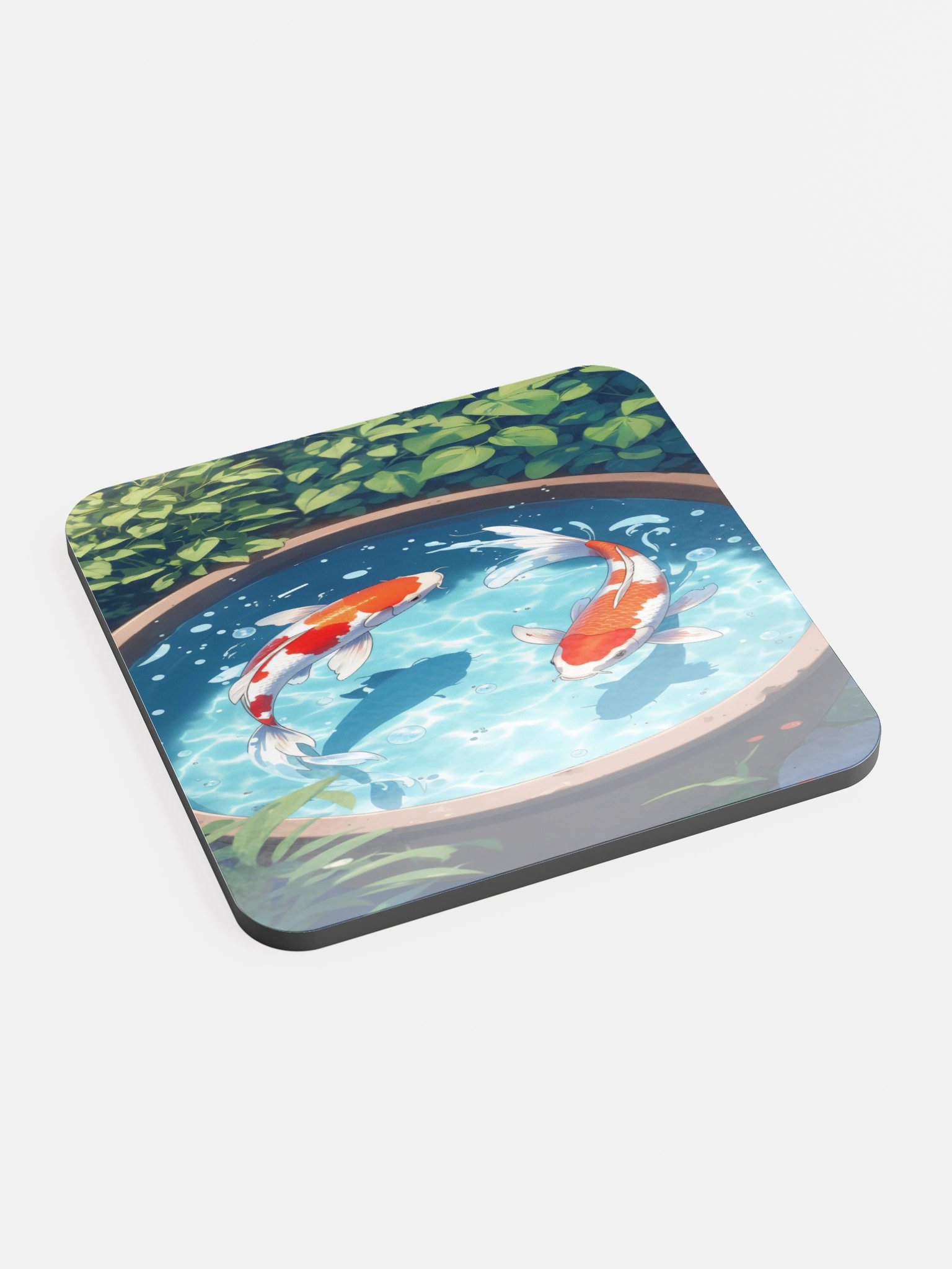 Zen Koi Pond - Cork Coaster product image (2)