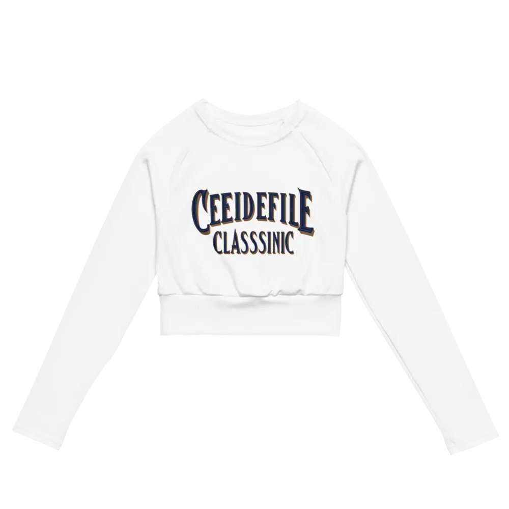 Chic 3D Typography Crop Top product image (2)
